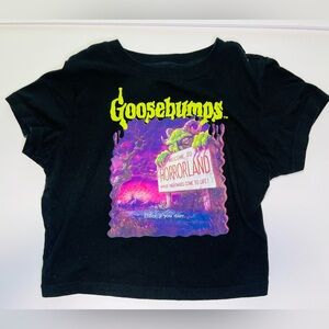 Goosebumps Girls’Black Kids T-Shirt Kid’s Size: Medium (NEW)